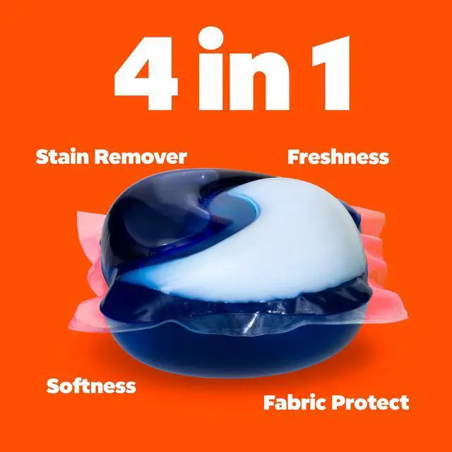 Alt view image 6 of 7 - Tide PODS Laundry Detergent Pacs with a Touch of Downy Freshness, 3X Cleaning Power, 11 Count