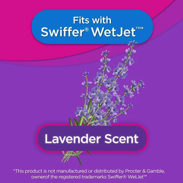 Alt view image 5 of 6 - Great Value Auto Spray Mop Floor Cleaning Solution Refill, 42 fl oz Lavender Scent, 1 Count