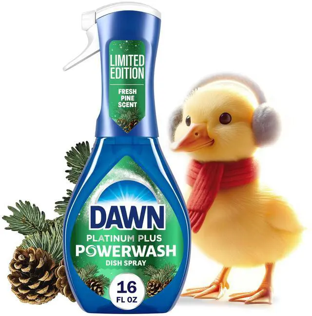 Main image of Dawn Powerwash Spray, Dish Soap, Fresh Pine, Christmas Tree Scent, 1 Starter Kit, 16 fl oz
