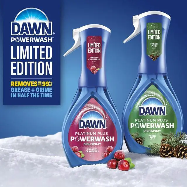 Alt view image 4 of 7 - Dawn Powerwash Spray, Dish Soap, Fresh Pine, Christmas Tree Scent, 1 Starter Kit, 16 fl oz