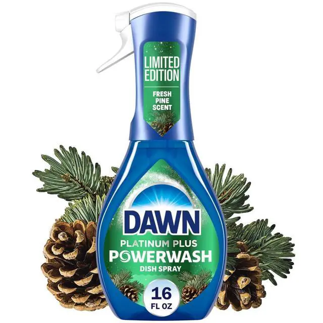 Alt view image 2 of 7 - Dawn Powerwash Spray, Dish Soap, Fresh Pine, Christmas Tree Scent, 1 Starter Kit, 16 fl oz