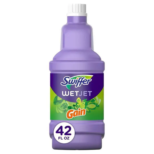 Alt view image 5 of 5 - Swiffer Wet Jet Solution Refill, Gain, 1 x 42.2 fl oz