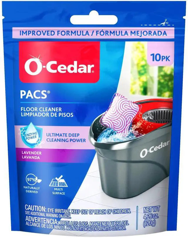 Main image of O-Cedar Floor Cleaning PACS® - Lavender, 10 Count