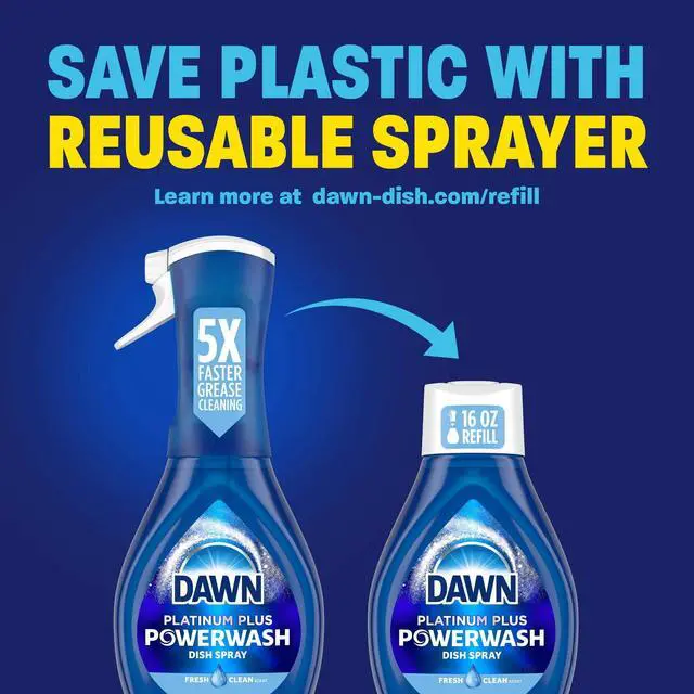 Alt view image 4 of 7 - Dawn Powerwash Spray Refill, Dish Soap, Dishwashing Liquid, Fresh, 1 Refill
