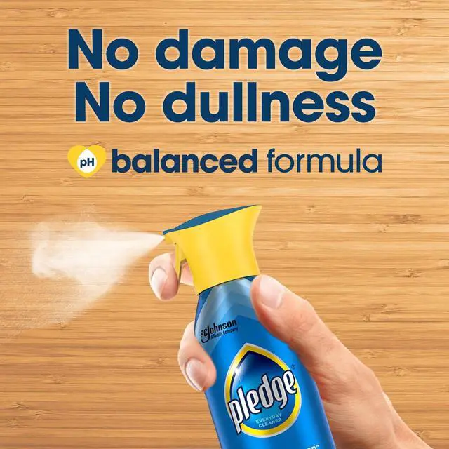 Alt view image 5 of 6 - Pledge pH-Balanced Multisurface Spray, Everyday Cleaner, Rainshower Scent, 9.7oz