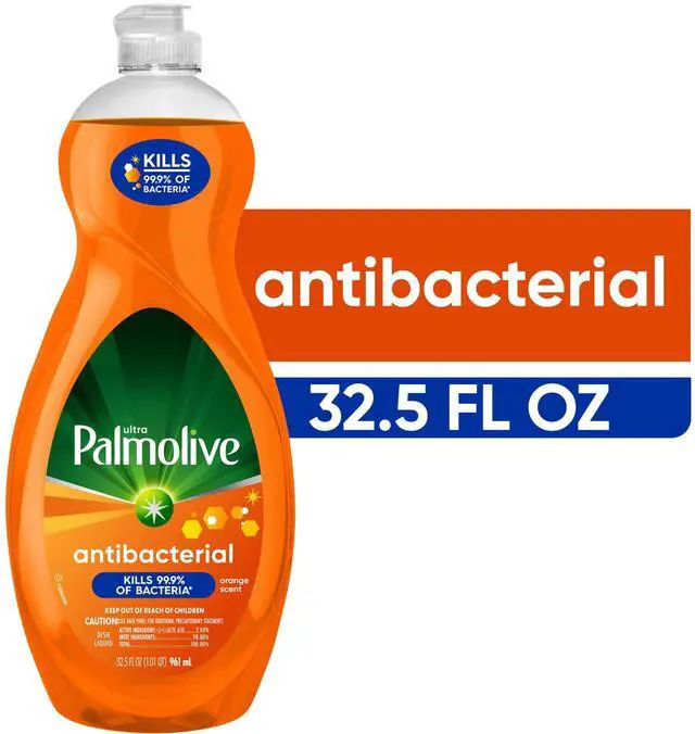 Main image of Palmolive Ultra Concentrated Antibacterial Liquid Dish Soap, Orange Scent, 32.5 Fluid Ounce Bottle