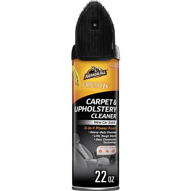 Alt view image 2 of 6 - Armor All FRESH fx Power Foam Automotive Cleaner, Winter Auto Messes, Carpet & Upholstery (New Car Scent, 22 oz)