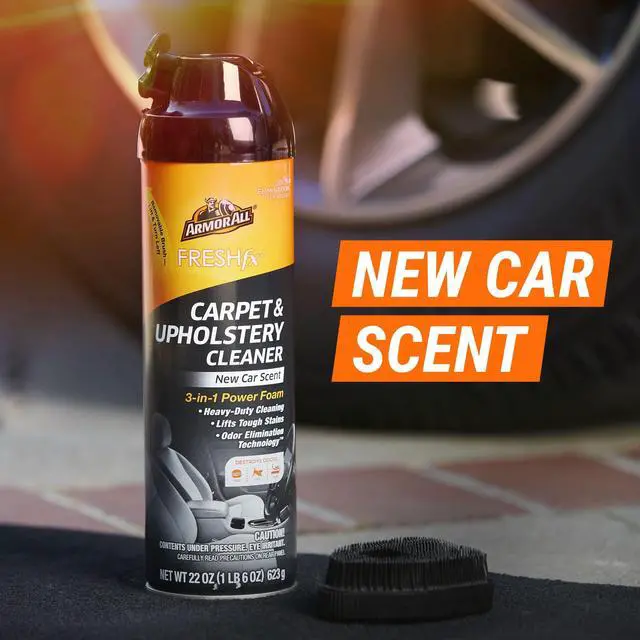 Alt view image 5 of 6 - Armor All FRESH fx Power Foam Automotive Cleaner, Winter Auto Messes, Carpet & Upholstery (New Car Scent, 22 oz)