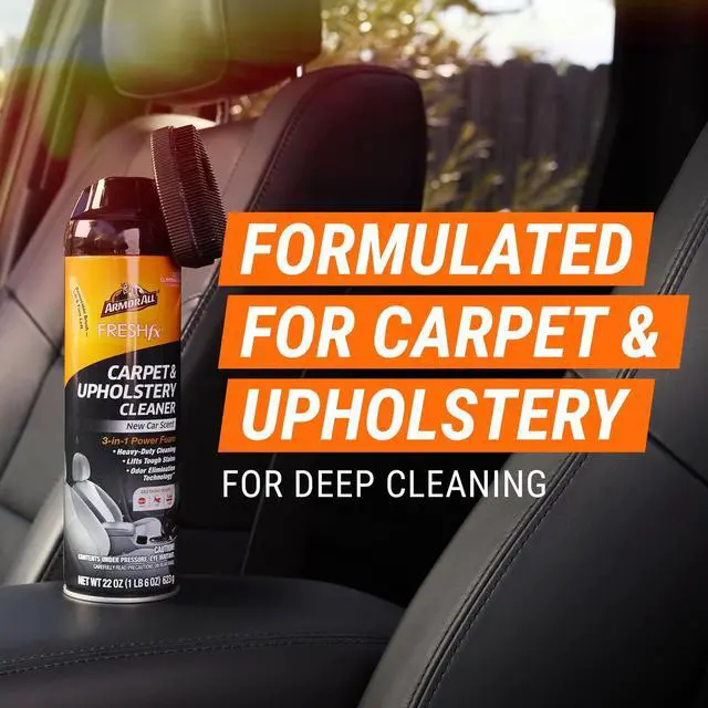 Main image of Armor All FRESH fx Power Foam Automotive Cleaner, Winter Auto Messes, Carpet & Upholstery (New Car Scent, 22 oz)