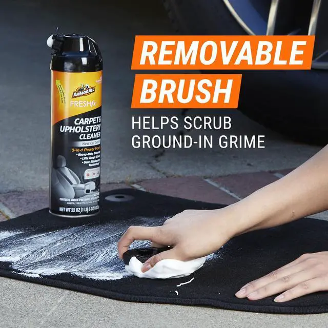 Alt view image 3 of 6 - Armor All FRESH fx Power Foam Automotive Cleaner, Winter Auto Messes, Carpet & Upholstery (New Car Scent, 22 oz)