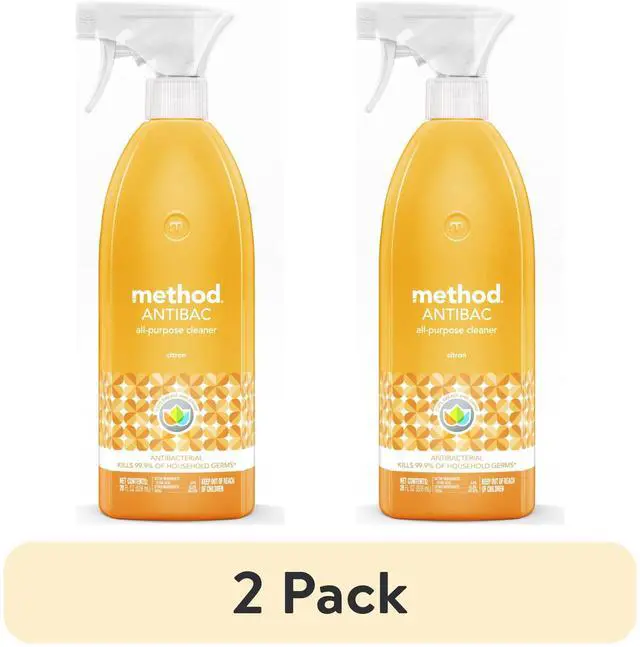 Main image of (2 pack) Method Antibacterial All-Purpose Cleaner Citron 28 fl oz