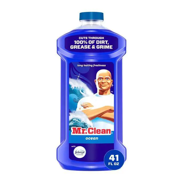 Alt view image 3 of 7 - Mr. Clean All Purpose Cleaner, Cleaning Liquid, Ocean, 41 fl oz