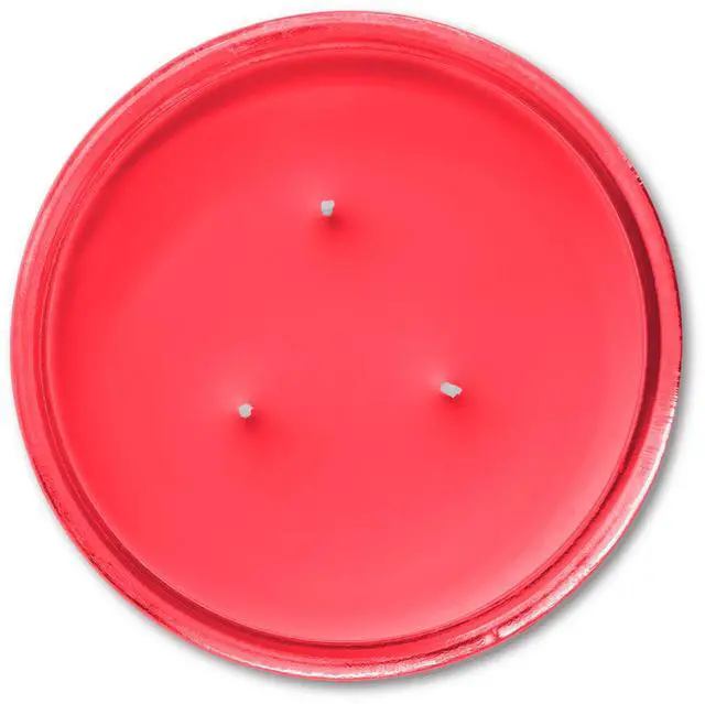 Alt view image 4 of 7 - Mainstays 3-Wick Scented Glass Jar Candle, Strawberry Breeze, 11.5 oz