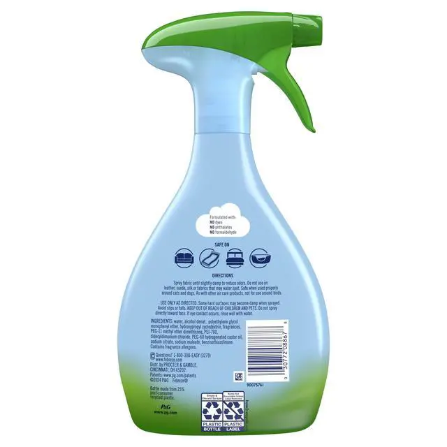 Alt view image 2 of 7 - Febreze Fabric Spray Air Freshener, Odor-Fighting Fabric Refresher, Pet Odor Fighter, 23.6 fl oz