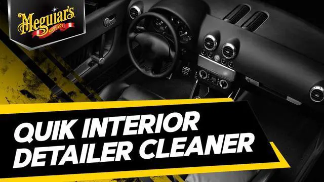 Alt view image 4 of 7 - Meguiar's Quik Interior Detailer Cleaner, Quick Detailer Spray Cleans and Refresh Car Interiors, Use on Plastics, Leather & Rubber, Dashboards, Trim in Cars, Trucks & SUVs - 16 fl oz Spray Bottle