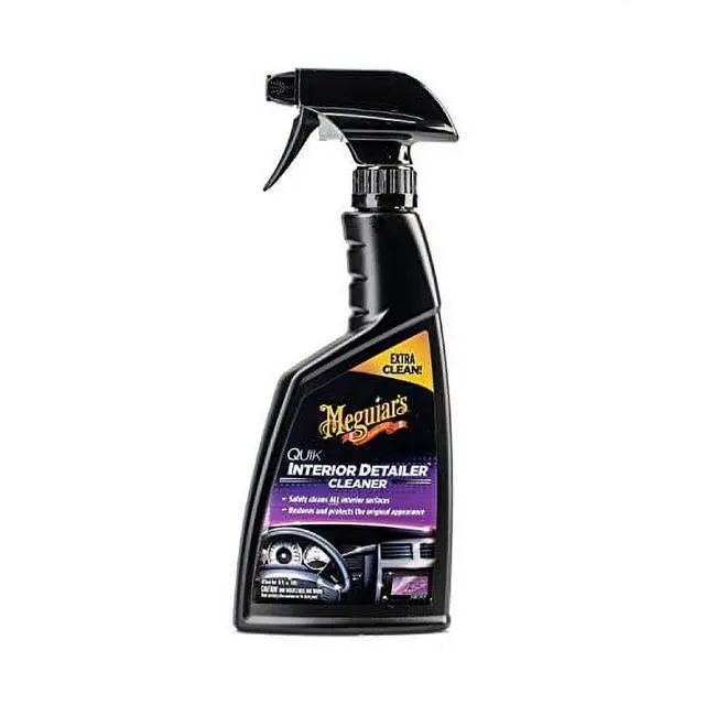 Alt view image 7 of 7 - Meguiar's Quik Interior Detailer Cleaner, Quick Detailer Spray Cleans and Refresh Car Interiors, Use on Plastics, Leather & Rubber, Dashboards, Trim in Cars, Trucks & SUVs - 16 fl oz Spray Bottle