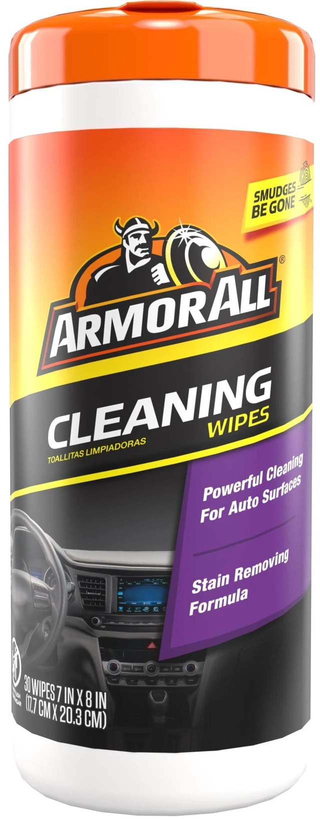 Alt view image 5 of 6 - Armor All Interior Car Cleaning Wipes, 30 Count