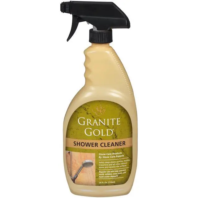 Alt view image 6 of 6 - Granite Gold Shower Cleaner, 24 fl oz Spray, Stone Shower, Tub & Tile Cleaner