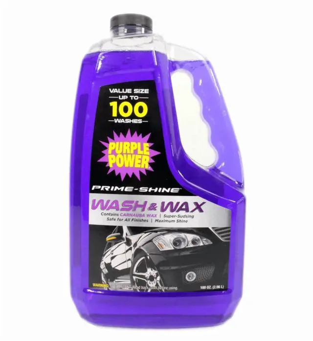 Alt view image 3 of 3 - Purple Power Wash & Wax 100 oz Automotive Cleaner with Carnauba Wax