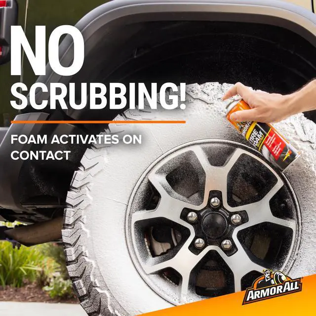 Alt view image 3 of 7 - Armor All Tire Foam, Car Cleaning Foam, Wheel and Tire Cleaner - 20 oz