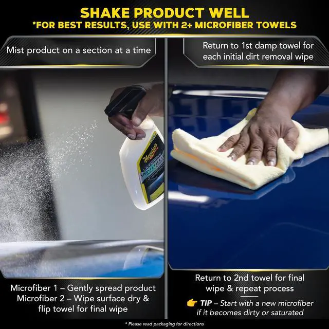 Alt view image 7 of 7 - Meguiar's Ultimate Waterless Wash & Wax Spray, G3626, 26 oz