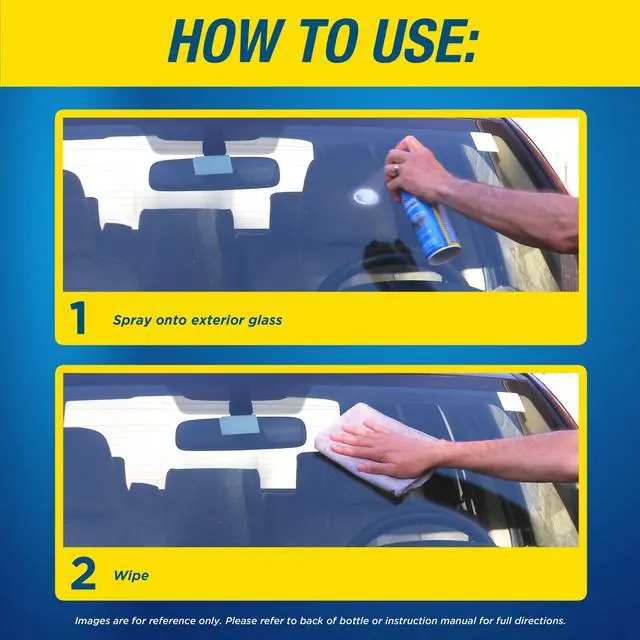Alt view image 2 of 7 - RainX 2 in 1 Glass Cleaner and Rain Repellent, 18 Ounce Aerosol - 5080233W