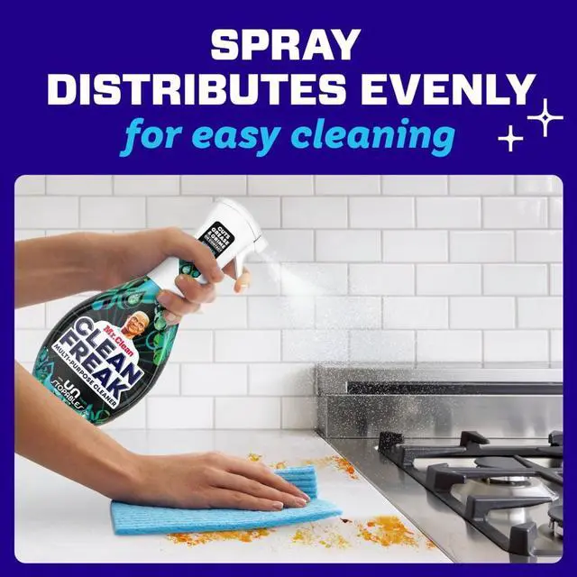 Alt view image 6 of 7 - Mr. Clean Clean Freak All Purpose Cleaner Spray, Multi-Surface Cleaning, Unstopables Scent, 16 fl oz