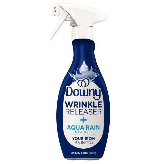 Alt view image 5 of 7 - Downy Wrinkle Releaser Spray, Aqua Rain Scent, Fabric Refresher, 16.9 fl oz
