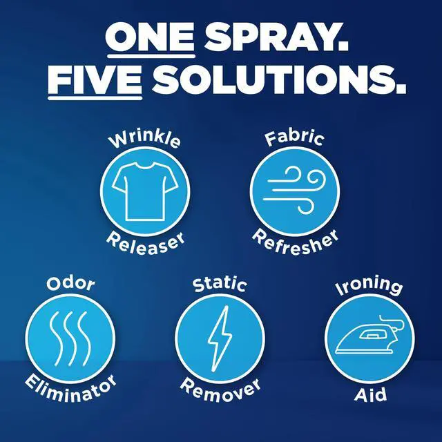 Alt view image 4 of 7 - Downy Wrinkle Releaser Spray, Aqua Rain Scent, Fabric Refresher, 16.9 fl oz