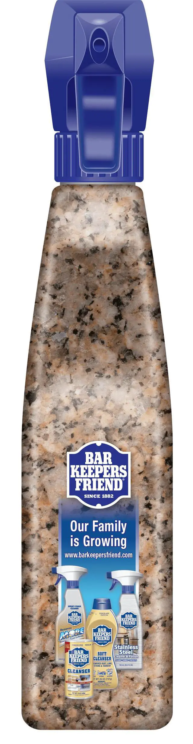 Alt view image 6 of 7 - Bar Keepers Friend Granite & Stone Cleaner and Polish 25.4 fl oz