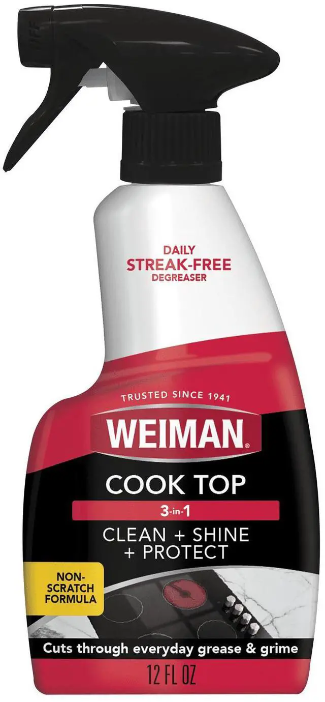 Main image of Weiman Daily Cooktop Cleaner Spray for Easy Daily Cleaning, Streak-Free Shine, 12 fl oz