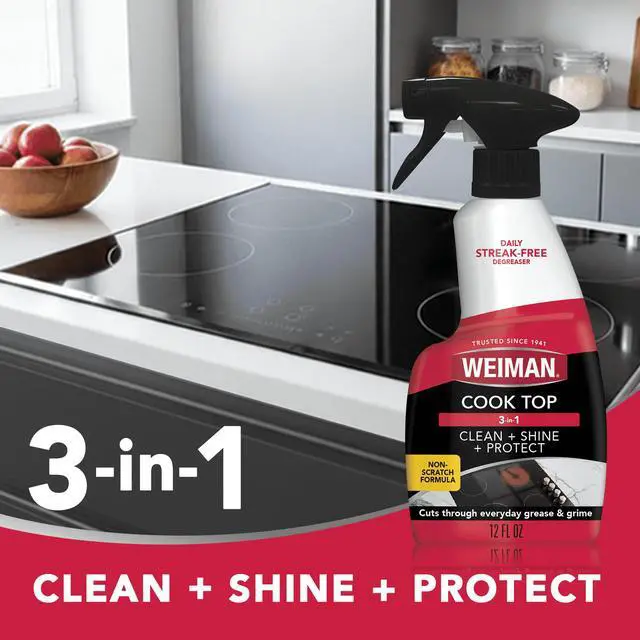 Alt view image 4 of 7 - Weiman Daily Cooktop Cleaner Spray for Easy Daily Cleaning, Streak-Free Shine, 12 fl oz