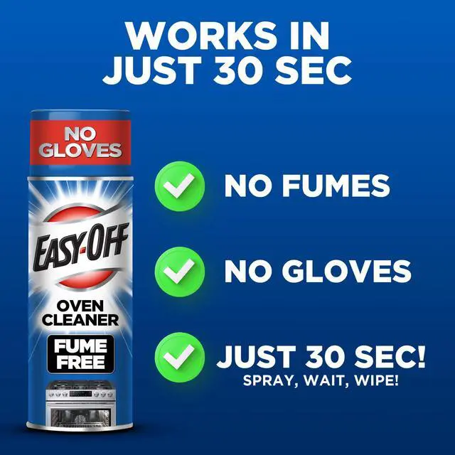 Alt view image 6 of 7 - Easy-Off Fume Free Oven Cleaner Foam, Removes Grease & Burned-On Food, For Ovens, Air Fryers & More 14.5oz