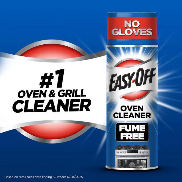 Alt view image 5 of 7 - Easy-Off Fume Free Oven Cleaner Foam, Removes Grease & Burned-On Food, For Ovens, Air Fryers & More 14.5oz