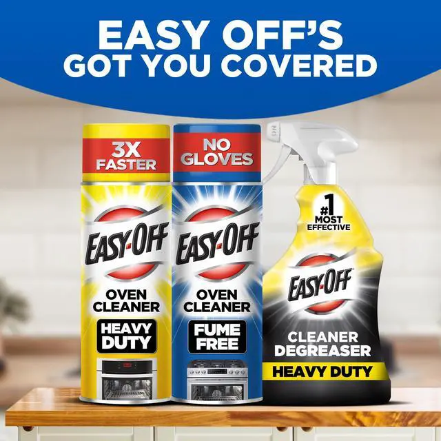 Alt view image 7 of 7 - Easy-Off Fume Free Oven Cleaner Foam, Removes Grease & Burned-On Food, For Ovens, Air Fryers & More 14.5oz