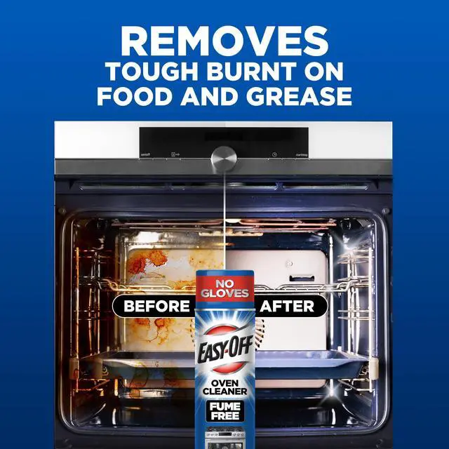 Alt view image 4 of 7 - Easy-Off Fume Free Oven Cleaner Foam, Removes Grease & Burned-On Food, For Ovens, Air Fryers & More 14.5oz
