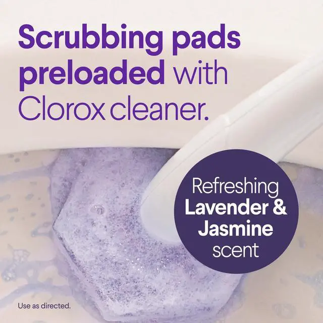 Alt view image 2 of 6 - Clorox Scentiva ToiletWand Refills, Lavender and Jasmine, 10 Count