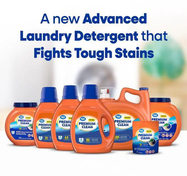 Alt view image 7 of 7 - Great Value Premium Clean Original Laundry Detergent 34 fl oz, 25 loads