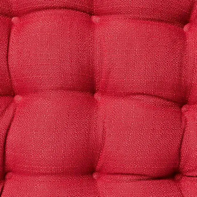 Alt view image 4 of 5 - Mainstays Textured Chair Seat Pad (Chair Cushion), Red Color, 1-Piece, 15.5" x 16"