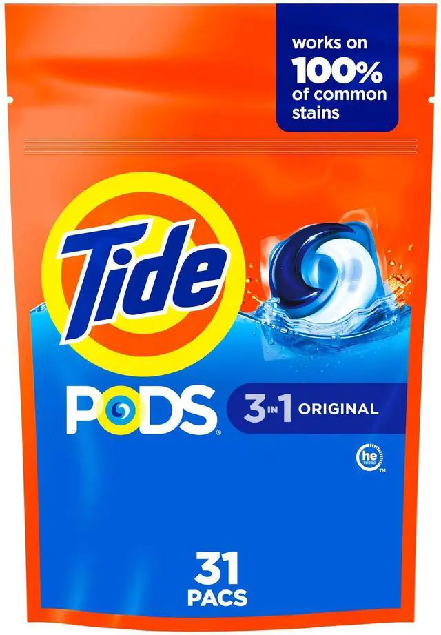 Main image of Tide PODS Laundry Detergent Packs, Original Scent, 31 Count