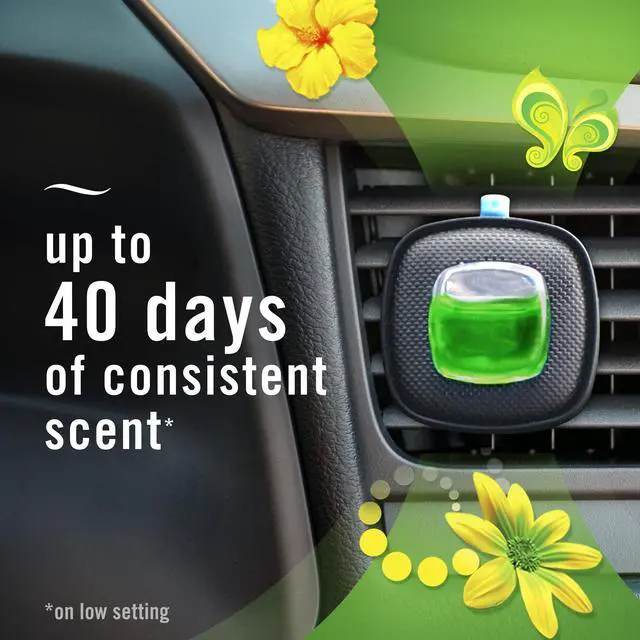 Alt view image 4 of 5 - Febreze Car Air Freshener, Odor-Fighting Car Vent Clip, Gain Original, 3 Count