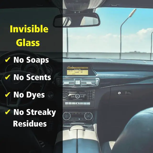 Alt view image 2 of 7 - Invisible Glass 92164 Premium Glass Cleaner Spray Automotive and Home Window Cleaner, Ammonia-Free, Tint-Safe 22 fl oz, Pack of 1