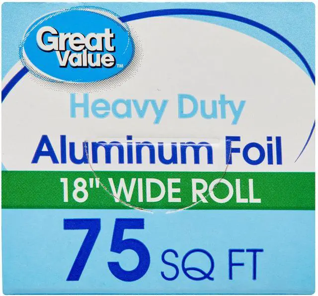 Alt view image 6 of 7 - Great Value Heavy Duty Aluminum Foil, 75 sq ft