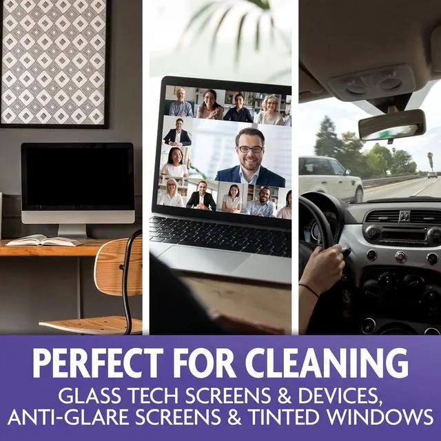 Alt view image 5 of 6 - Windex Ammonia-Free Glass, Window, Mirror, and Windshield Cleaner, Crystal Rain Scent, Spray Bottle, 32 fl oz