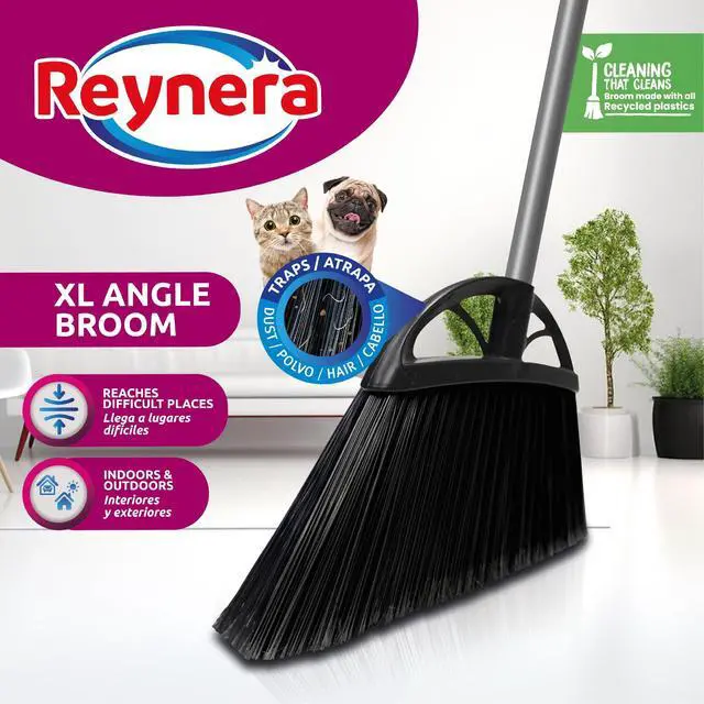 Alt view image 7 of 7 - Reynera XL Angle Broom, 13 in, Black, 1 Count