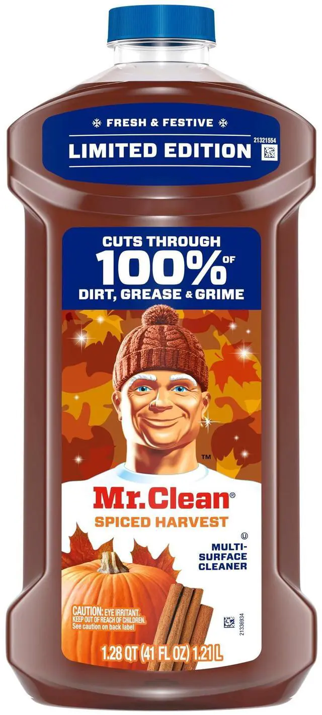 Alt view image 6 of 7 - Mr. Clean All Purpose Cleaner, Floor Cleaner, Mop Soap, Cleaning Liquid, Spiced Harvest, Pumpkin, 41 fl oz