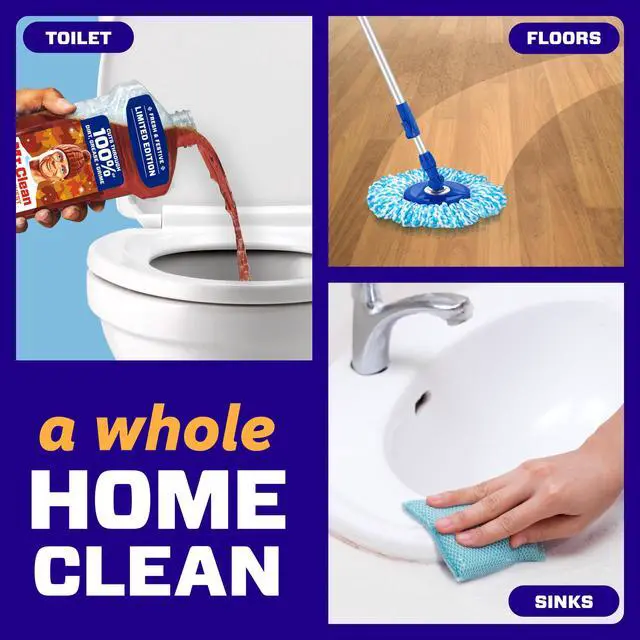 Alt view image 4 of 7 - Mr. Clean All Purpose Cleaner, Floor Cleaner, Mop Soap, Cleaning Liquid, Spiced Harvest, Pumpkin, 41 fl oz