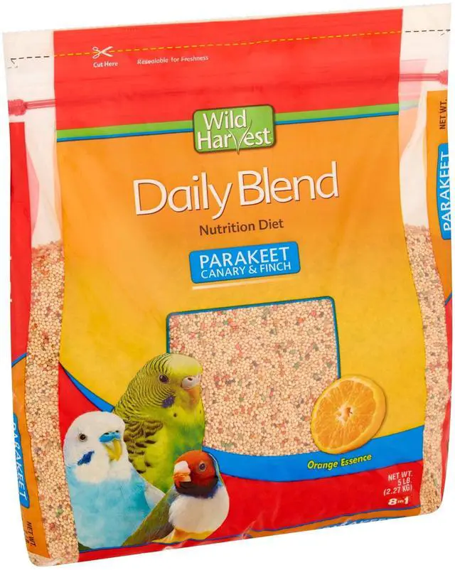 Alt view image 3 of 7 - Wild Harvest Parakeet, Canary & Finch Daily Nutrition Blend, 5 lb