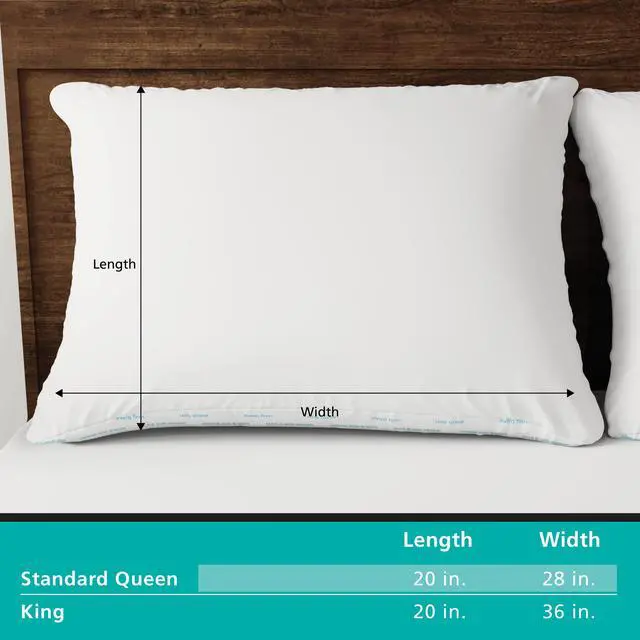 Alt view image 2 of 7 - Mainstays Back & Side Sleeper Bed Pillow, Standard/Queen, Extra Firm Support