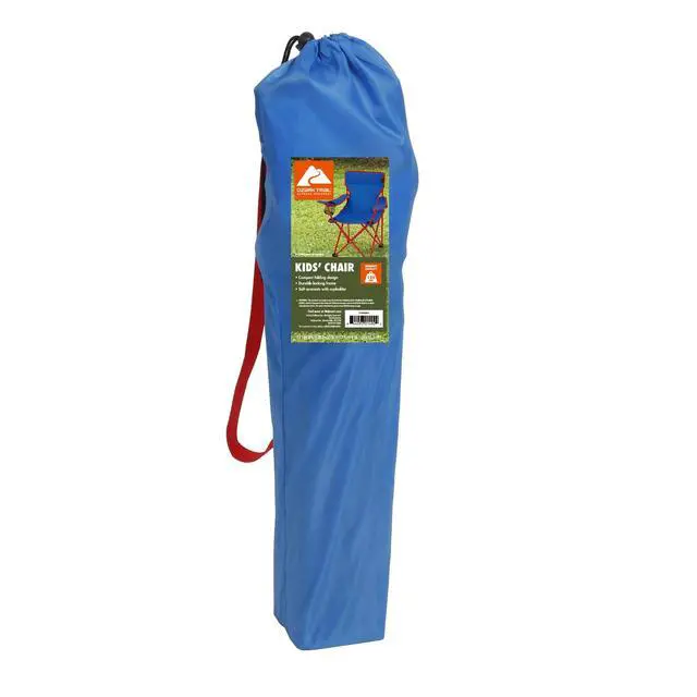 Alt view image 5 of 6 - Ozark Trail Kids Quad Camp Chair with Cupholder, Blue